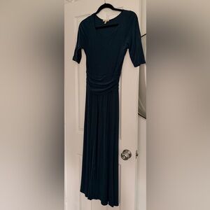 Bordeaux Classic Blue Maxi Dress - from Anthropologie